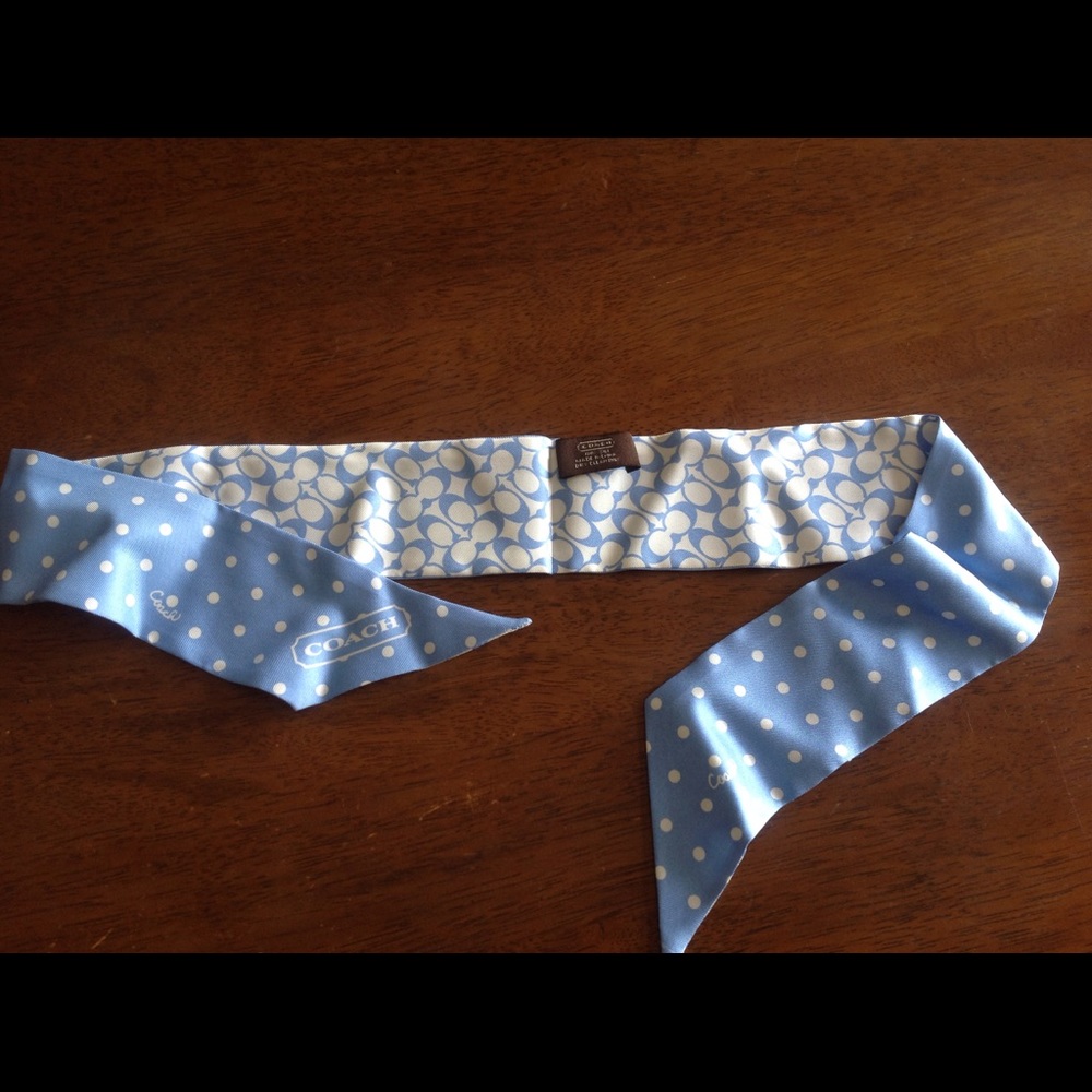 COPY - COACH 100% Silk Headband/Scarf